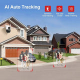 ASECAM 12MP 6K WiFi Outdoor Camera - AI Tracking, 8X Zoom, Dual Screen - stepyours.com