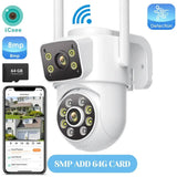 4K Outdoor Dual Lens PTZ WiFi Security Camera With 5X Zoom And Smart Tracking - stepyours.com