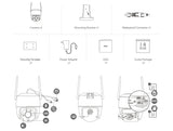 Imou Cruiser SE Plus 5MP Outdoor PTZ WiFi Camera 2 Pack IP66 AI Detection - stepyours.com
