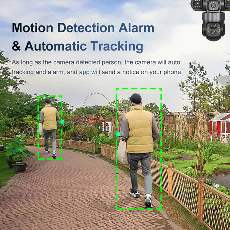 V380Pro 3 Lens WiFi Solar Camera 360 Outdoor Waterproof Security - stepyours.com