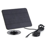 Solar Panel Security Camera Charger Outdoor Power Kit