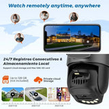 BESDER 5K 10MP WiFi PTZ Outdoor AI Human Detection CCTV Camera 4K IP66 - stepyours.com