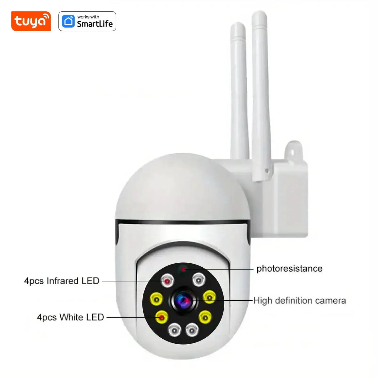 Tuya 4MP Indoor WiFi Camera Two Way Audio and Motion Alerts Plus - stepyours.com