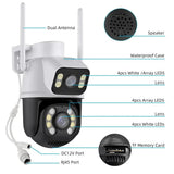 4K PTZ WiFi Security Camera With AI Detection Night Vision