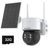 Solar Powered Outdoor Security Camera Wireless Surveillance