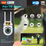Tuya 4MP Indoor WiFi Camera Two Way Audio and Motion Alerts Plus - stepyours.com