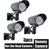 Eleopard Fake Security Camera - Waterproof Dummy CCTV With Red LED Add Hooks - stepyours.com
