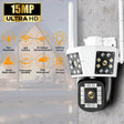 Outdoor AI Security Camera With 6K Surveillance Tracking