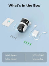 O - KAM 10MP Dual Lens PTZ WiFi Camera - AI Humanoid Detection and Auto Tracking - stepyours.com