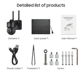 Tuya 3MP Solar Camera Outdoor WiFi Alexa 4G LTE SIM Light