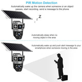 V380 Pro Solar Wifi Outdoor PTZ Dual Lens Camera Auto Tracking Hooks - stepyours.com