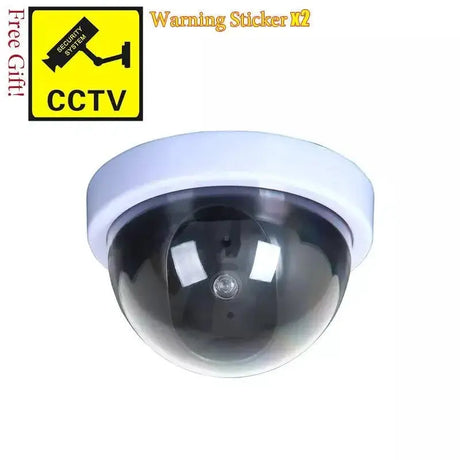 Dummy CCTV Camera Enhanced Security With Flashing LED Light