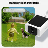 MOES Solar Powered WiFi Security Camera 4MP IP65 Waterproof Alexa Google Home - stepyours.com