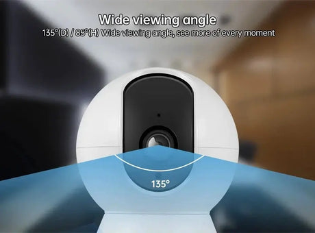 Kerui 5MP Tuya Smart Mini WiFi IP Camera Indoor Security - AI Humanoid Detection - stepyours.com
