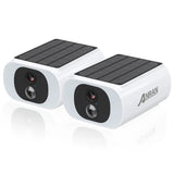 ANRAN Wireless Battery Solar Security Camera Floodlight Color Night Vision - stepyours.com