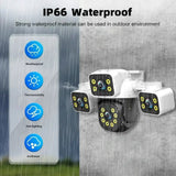 Tuya Smart 15MP 3 Lens AI Outdoor CCTV With Auto Tracking And WiFi Alarm - stepyours.com