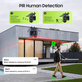 Shiwojia Wifi Wireless PTZ Solar Camera 4G SIM Outdoor 4MP