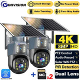 AI Powered Solar Security Camera With Color Night Vision