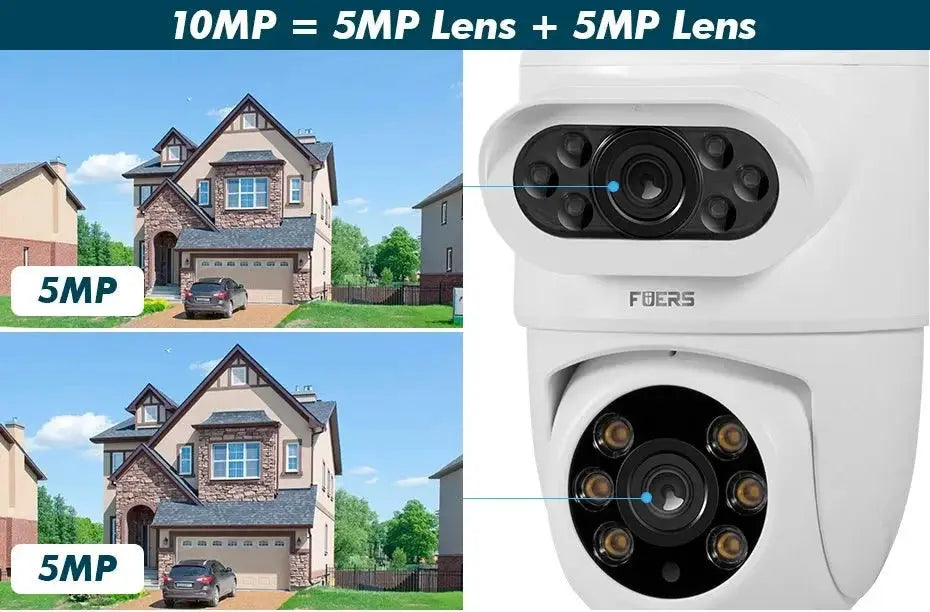 Fuers 8MP Outdoor IP Camera - Auto - Tracking and Tuya Smart Life Compatible - stepyours.com
