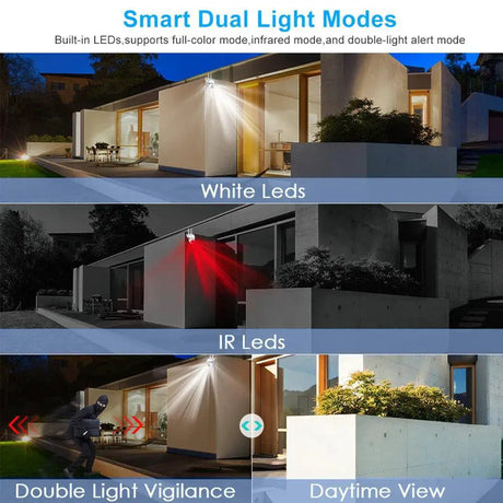 Outdoor WiFi Camera With Color Night Vision Surveillance