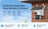 Shiwojia 6MP 4G Solar Security Camera Outdoor Surveillance
