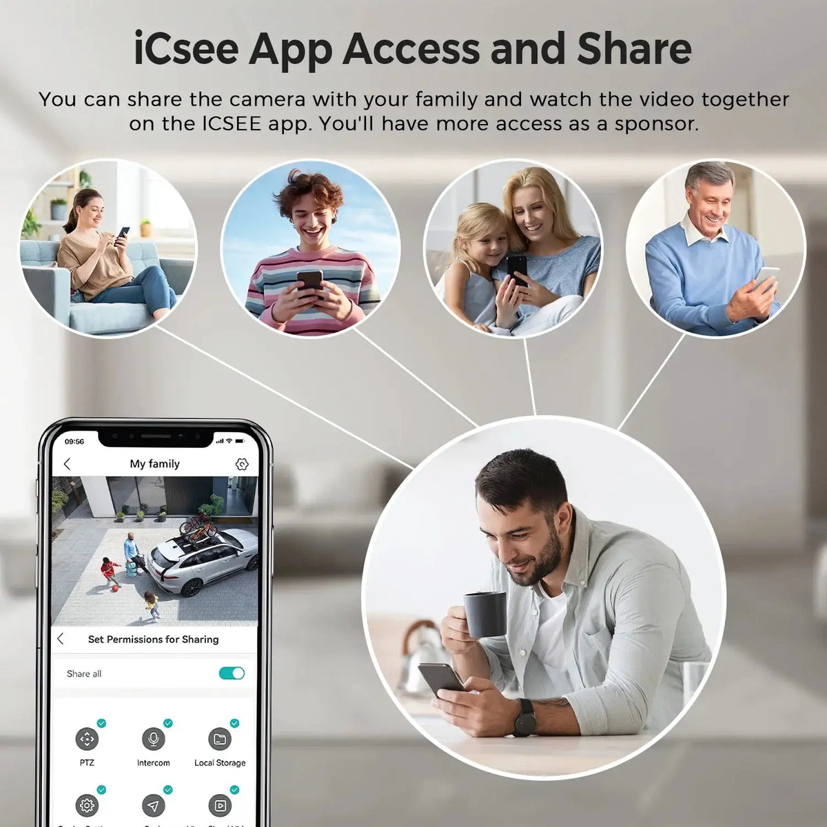 12MP Outdoor WiFi Camera - With 3 Lens PTZ AI Tracking For ICSEE App - stepyours.com