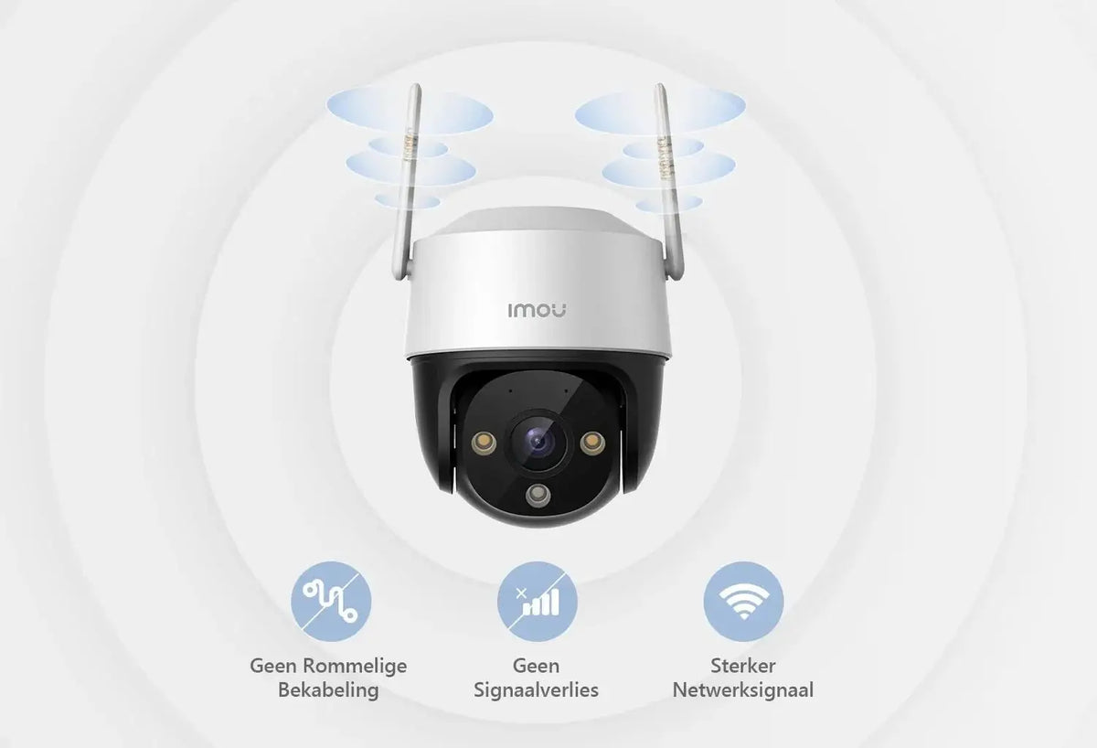 IMOU Cruiser SE Plus Outdoor PTZ WiFi Camera - Color Night Vision AI Detection - stepyours.com