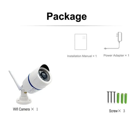 Camhipro 5MP 1080P WiFi Outdoor IP Camera for Home Surveillance - stepyours.com