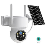 WiFi PTZ Solar Outdoor Camera 3MP 355 Pan 90 Tilt With iCsee App - stepyours.com