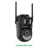 External WiFi PTZ Camera Dual Lens - Outdoor 2.4Ghz And 5Ghz WiFi Auto Tracking - stepyours.com