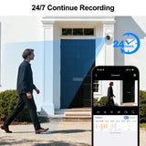 ANRAN 5MP Wired Security Camera With Dual Band WiFi 24x7 IP66 Alexa Compatible - stepyours.com