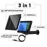 Solar Panel Charger For Security Cameras Reliable Power