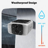 MOES Solar Powered WiFi Security Camera 4MP IP65 Waterproof Alexa Google Home - stepyours.com