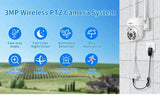 5MP Outdoor WiFi PTZ Camera With 5X Digital Zoom P2P CCTV Hiseeu Compatible - stepyours.com