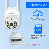 5MP Outdoor WiFi PTZ Camera With 5X Digital Zoom P2P CCTV Hiseeu Compatible - stepyours.com
