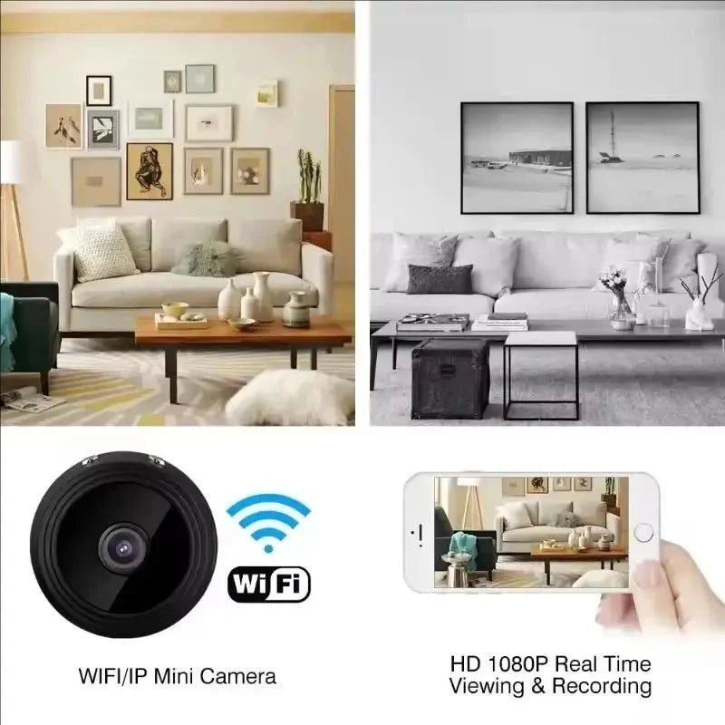 A9 WiFi Mini Camera for Home Security and Baby and Pet Monitoring