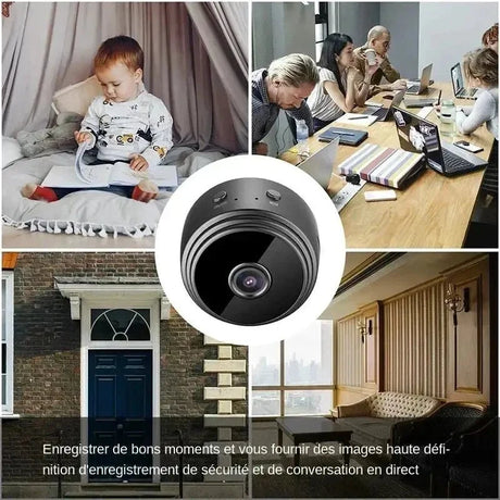A9 WiFi Mini Camera for Home Security and Baby and Pet Monitoring