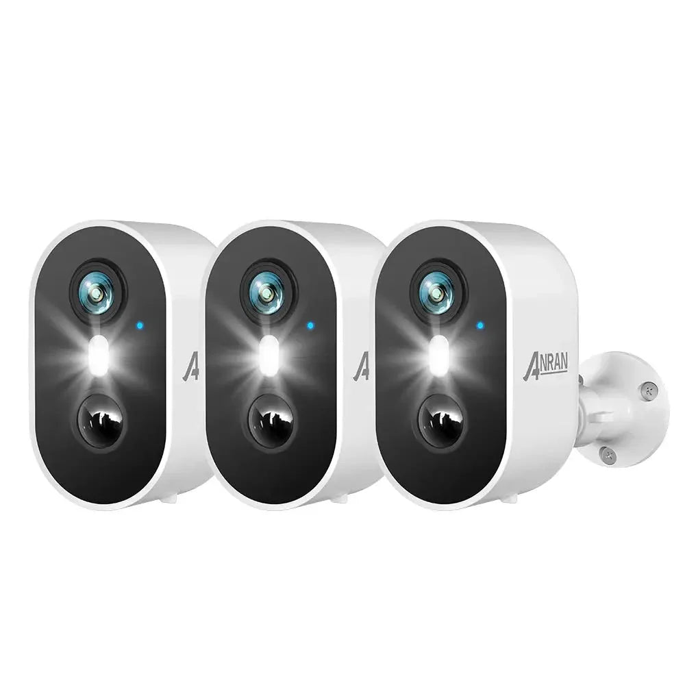 ANRAN C2 2K Battery Wireless Security Camera IP65 With AI Human Detection
