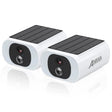 ANRAN Outdoor Solar Wireless WiFi Camera With 3MP Color Night Vision Floodlight