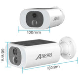 ANRAN Outdoor Solar Wireless WiFi Camera With 3MP Color Night Vision Floodlight
