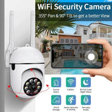 AstraGuard 8MP WiFi Surveillance Camera - AI Tracking And Color Night Vision Pro