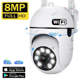AstraGuard 8MP WiFi Surveillance Camera - AI Tracking And Color Night Vision Pro