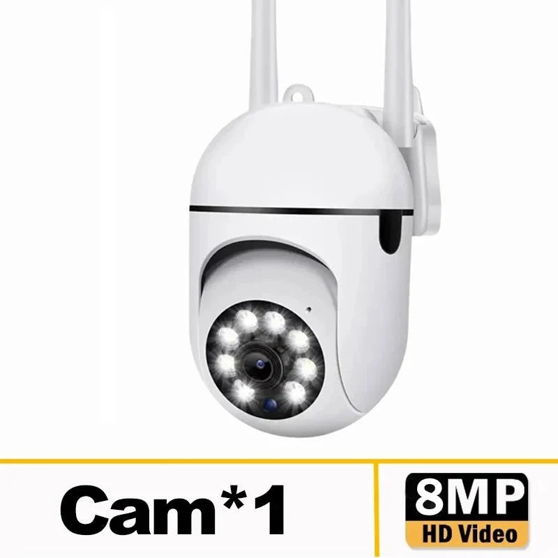 AstraGuard 8MP WiFi Surveillance Camera - AI Tracking And Color Night Vision Pro
