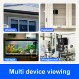 AzureGuard 1080P WiFi Window Camera - Full Color Night Vision Plus Two Way Audio