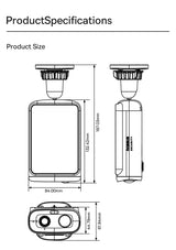 Baseus S1 Lite Solar Security Cameras - 2K FHD Wireless Outdoor With 135 Deg FOV