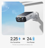Baseus S1 Lite Solar Security Cameras - 2K FHD Wireless Outdoor With 135 Deg FOV