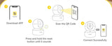 BoyKeep 2K Smart WiFi Security Camera 360 PTZ Night Vision Two Way Audio