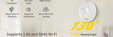 BoyKeep 3MP WiFi Indoor Security Camera With Motion Alerts and Two Way Audio