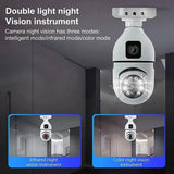 BrightGuard 8MP E27 Bulb WiFi Camera Dual Lens - Color Night Vision And Tracking