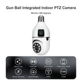 BrightGuard 8MP E27 Bulb WiFi Camera Dual Lens - Color Night Vision And Tracking